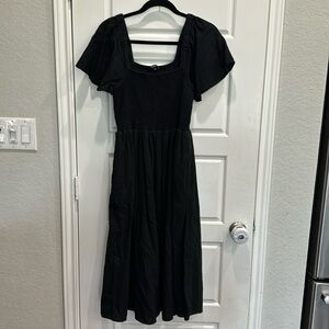 Madewell midi dress with pockets